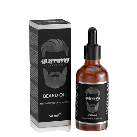 Gummy Professional Beard and Moustache Oil,Contains Argan Oil, Almond Oil, Jojoba Oil and Coconut Oil 50 ML