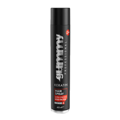 Gummy Professional Hair Spray, Volumizing Hairspray, All Day Hold and Shine  400 ML Ultra Strong
