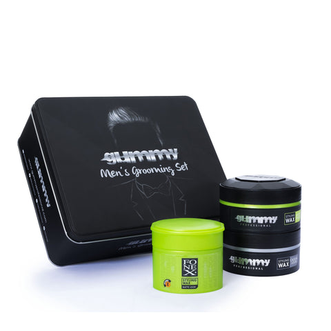 Gummy Professional Grooming Box (Fonex Wax Mattelook 100 ML+  Casual Look + Matte Finish )