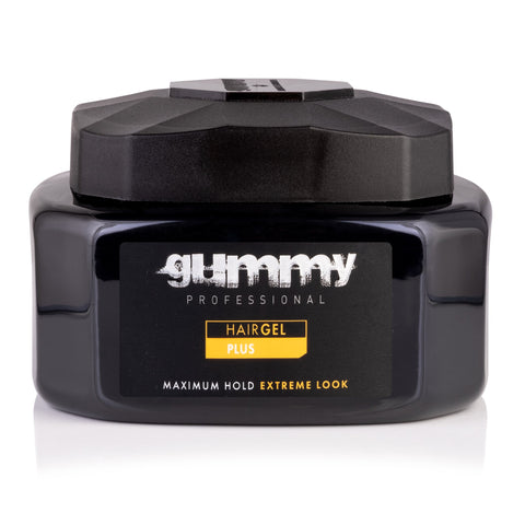 Gummy Professional Hair Gel Plus, B5 Vitamin (Panthenol), Paraben and Alcohol Free, Edge Control, Extreme Look, 500 ML