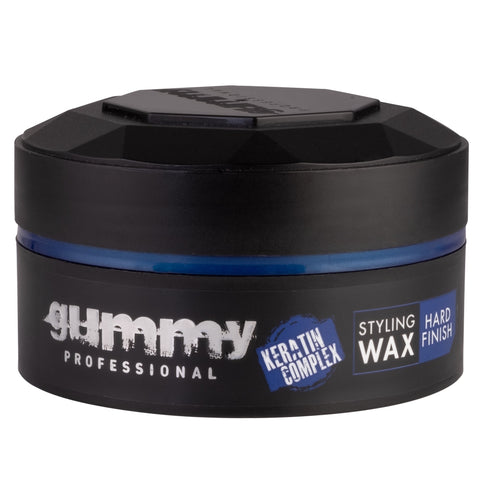 Gummy Professional Hard Finish Hair Styling Wax, B5 Vitamin (Panthenol), Paraben and Alcohol Free, Keratin complex, Edge Control, Extreme Look, 150 ML
