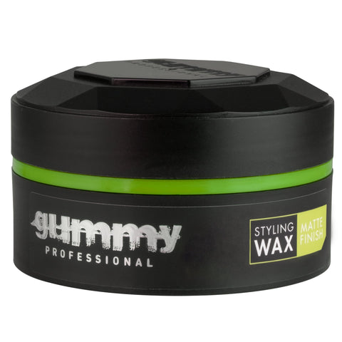 Gummy Professional Matte Finish Hair Styling Wax, B5 Vitamin (Panthenol), Paraben and Alcohol Free,Edge Control, Extreme Look, Creamy Structere, 150 ML