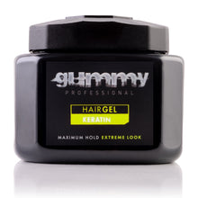 Gummy Professional Hair Gel Keratin,B5 Vitamin (Panthenol), Paraben and Alcohol Free,Keratin Care,Edge Control, Extreme Look, 700 ML